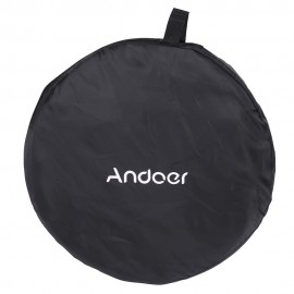 Andoer 90 * 120cm 5in1 Round Collapasible Multi-Disc Portable Circular Photo Photography Studio Video Light Reflector