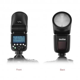 Godox V1C Professional Camera Flash Speedlite Speedlight Round Head Wireless 2.4G for Canon EOS Series 1500D 3000D 5D Mark lll 5D Mark ll for Wedding Portrait Studio Photography