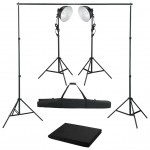 Photo Studio Kit with Studio Light and Backdrop