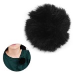 Clip-on Lavalier Microphone Windscreen Furry Windshield Mic Muff Compatible with Boya M1 and Other Most Lapel Microphones